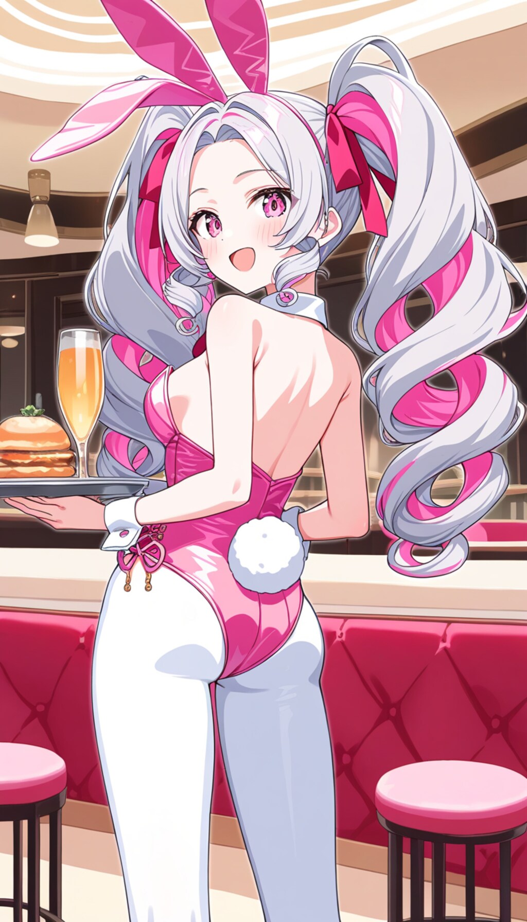 ピンクバニーガール