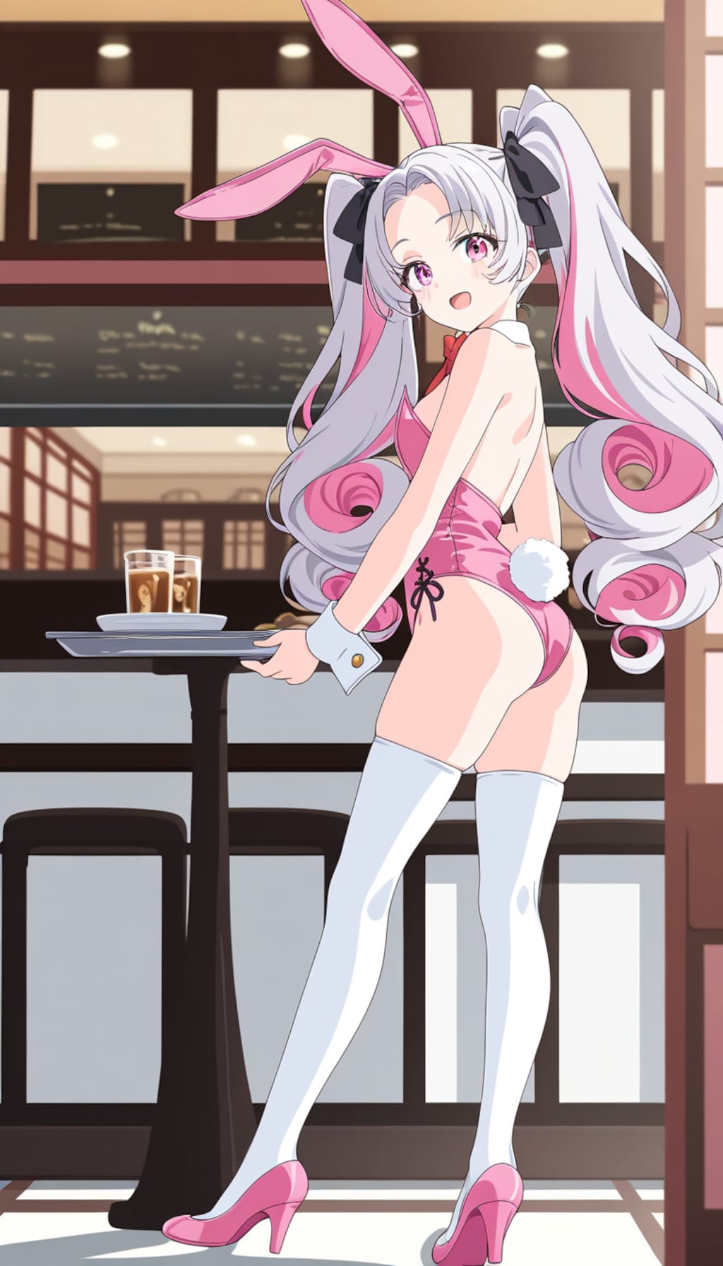 ピンクバニーガール