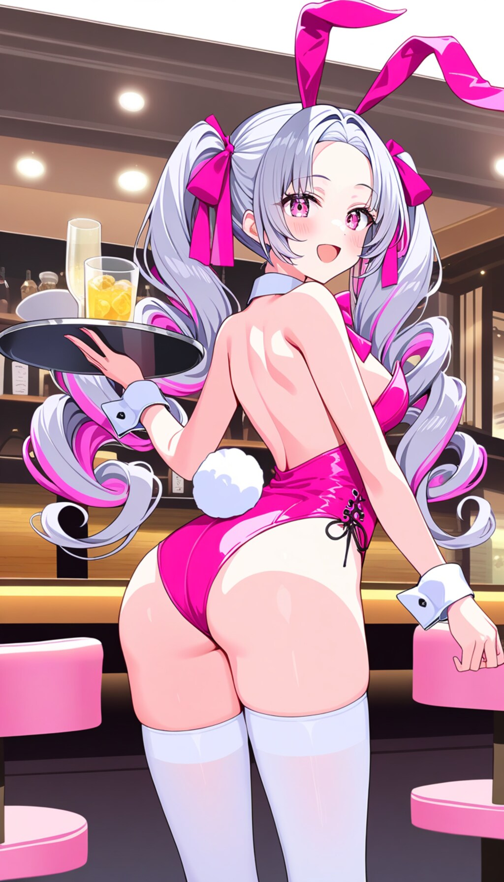 ピンクバニーガール