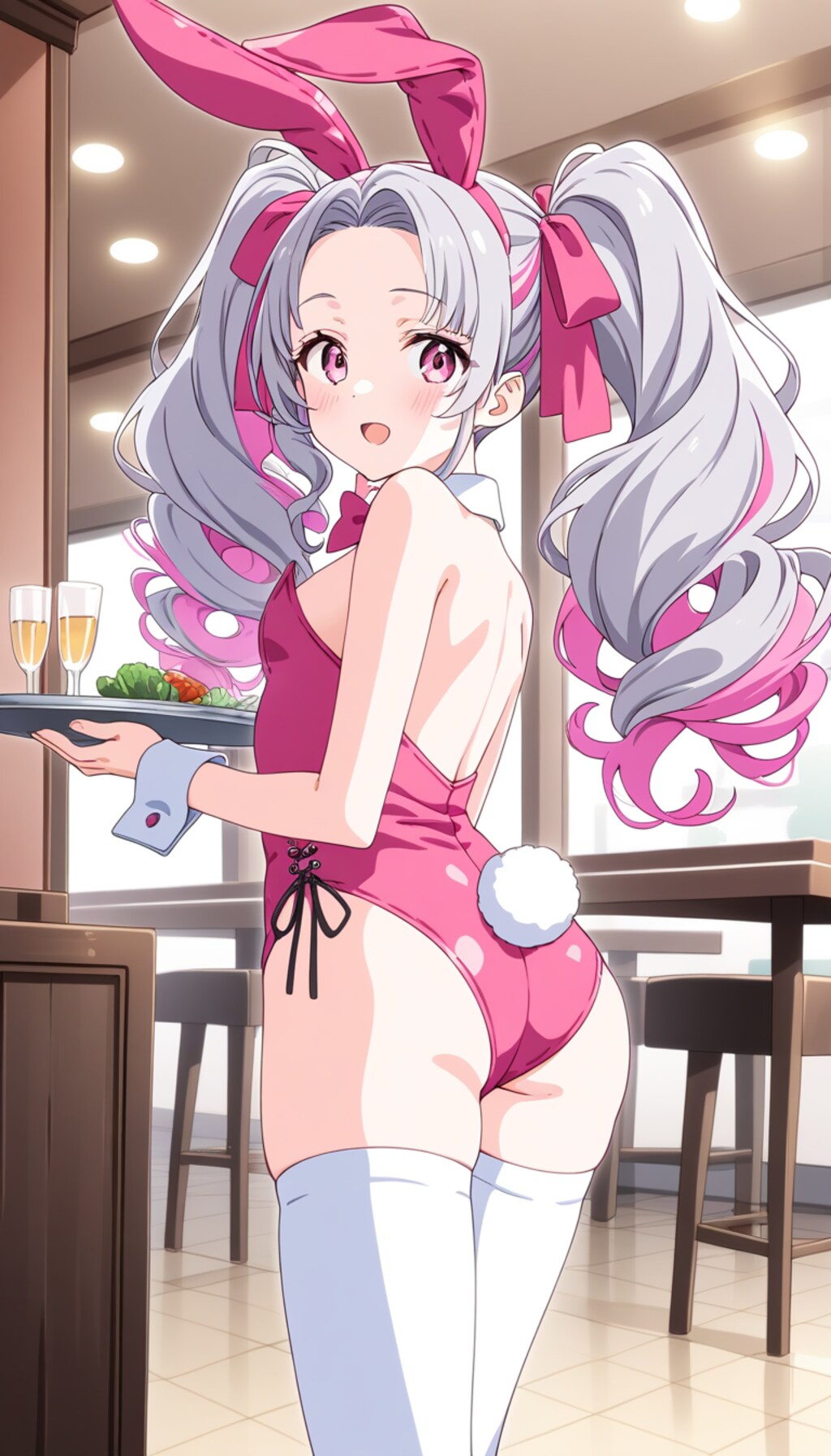 ピンクバニーガール