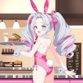 ピンクバニーガール 2枚目