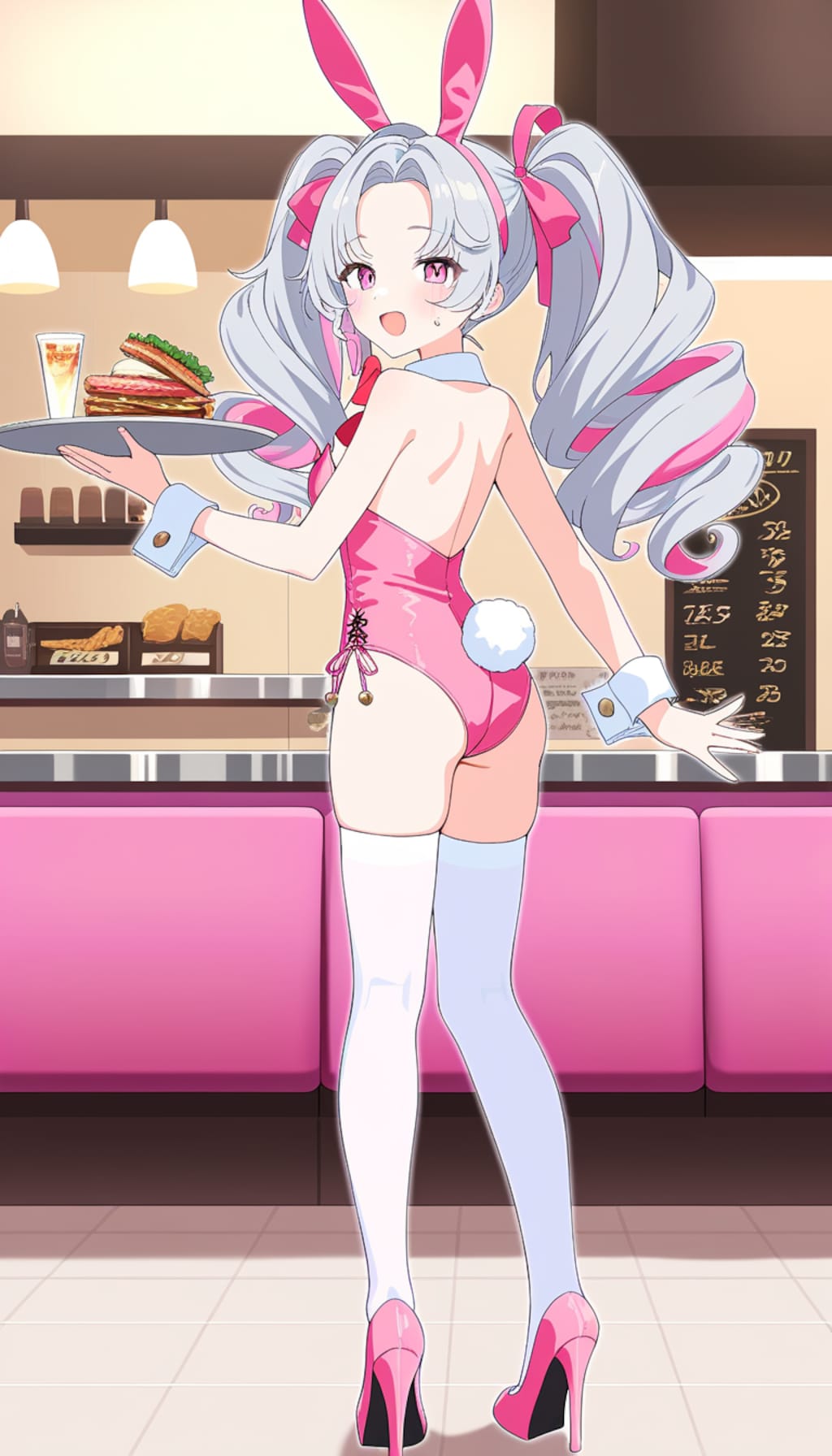 ピンクバニーガール