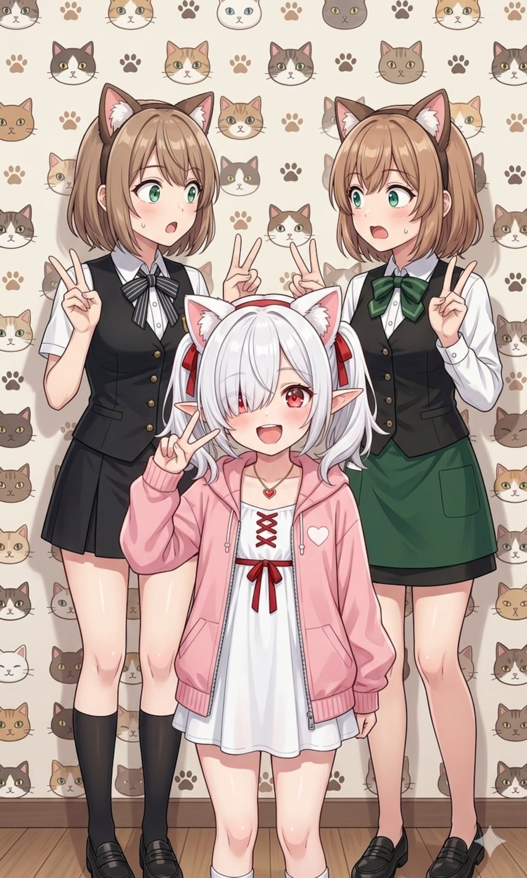 こたつさんのこはるさん達とシロネさん