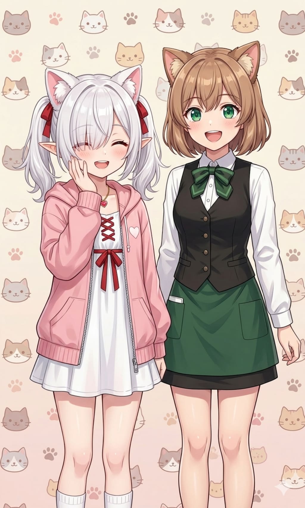 こたつさんのこはるさん達とシロネさん