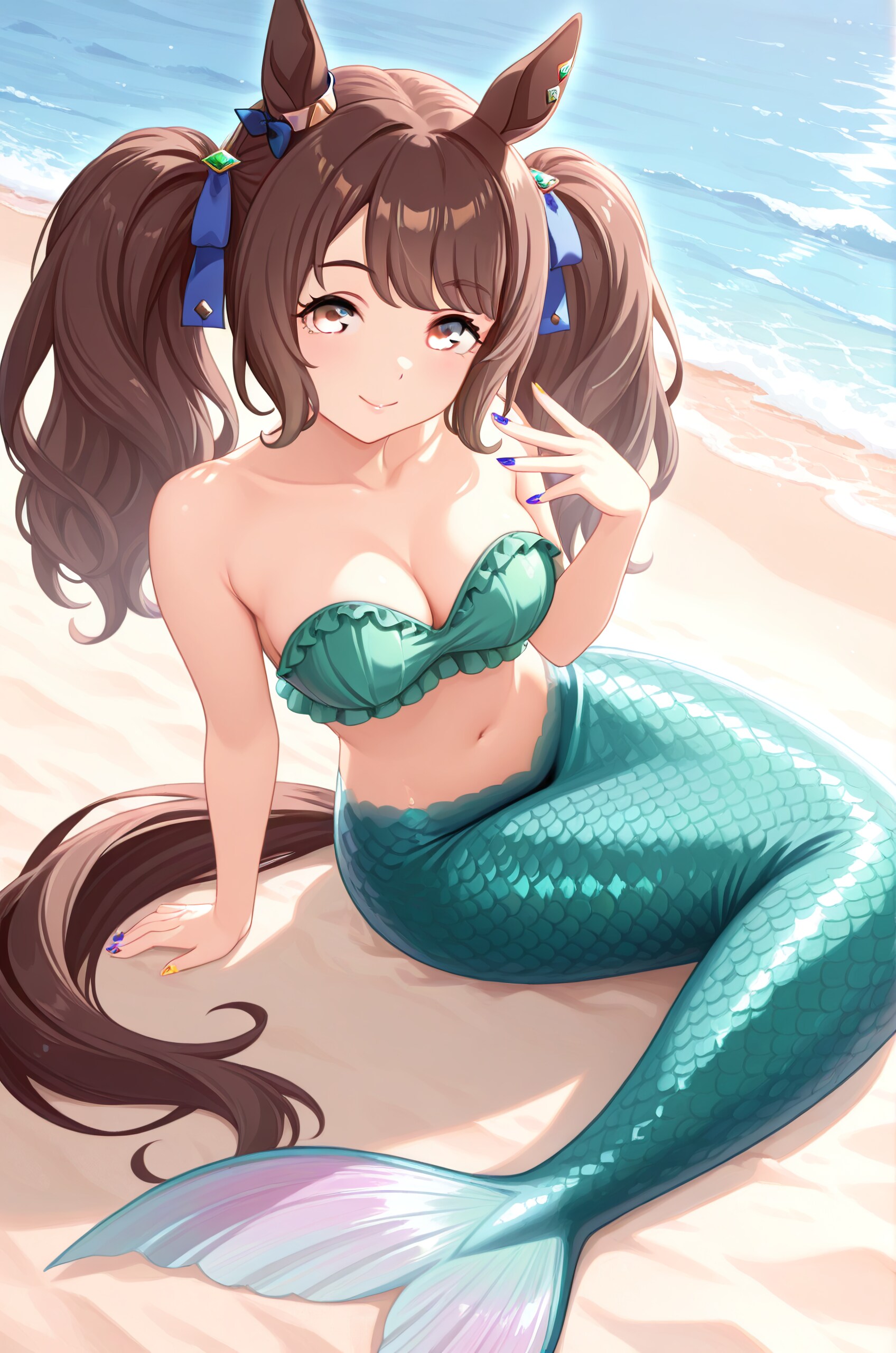 マーメイドなトーセンジョーダンと海デート