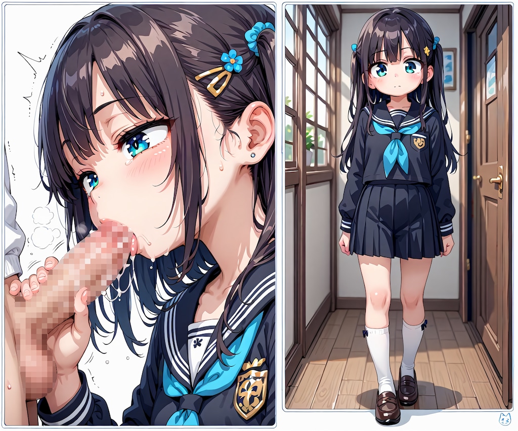 アニメ調モデルで２コマ