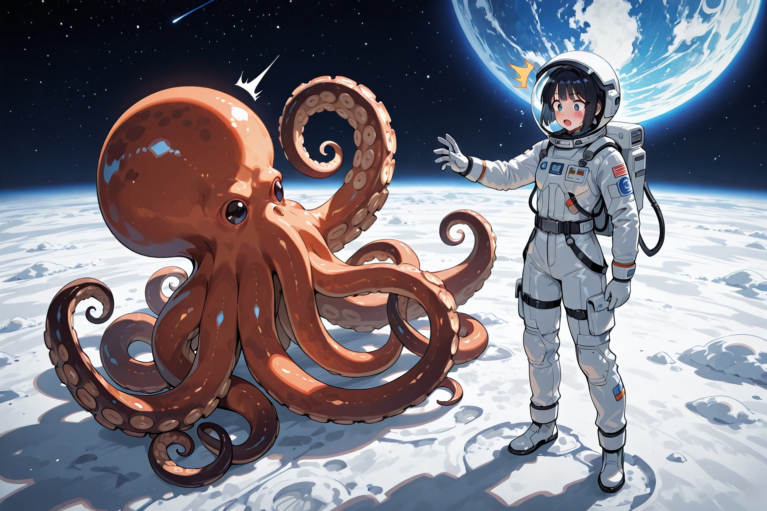 半世紀ぶりの有人月面探査・・・奴らはソコに居た(番外：火星の友人)