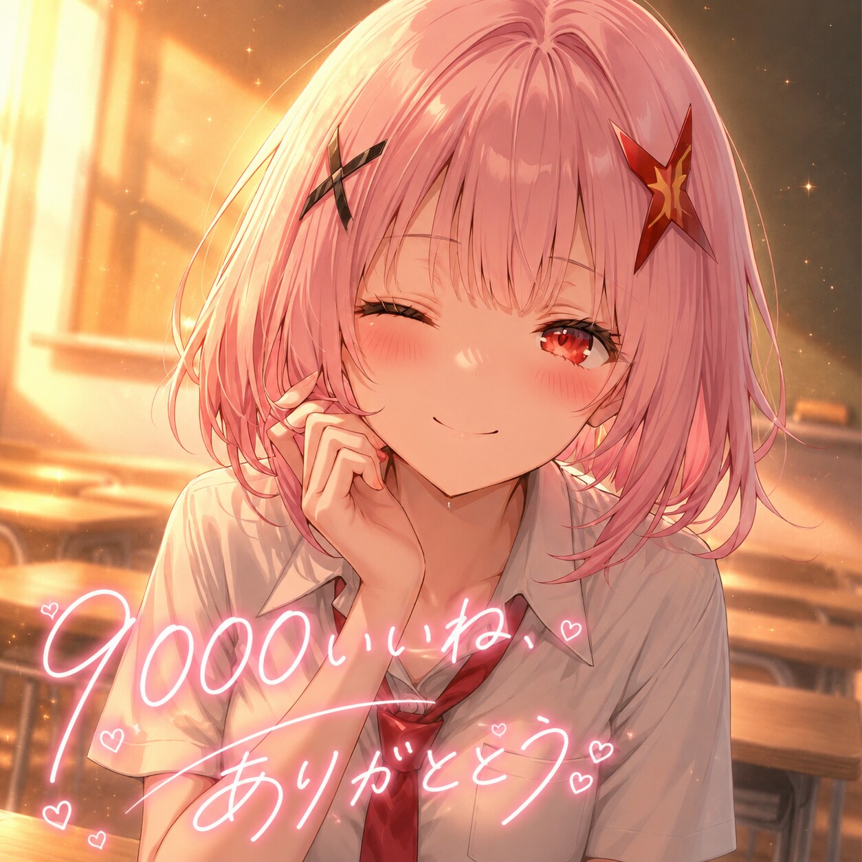 9000いいね、ありがとう。 | の人気AIイラスト・グラビア