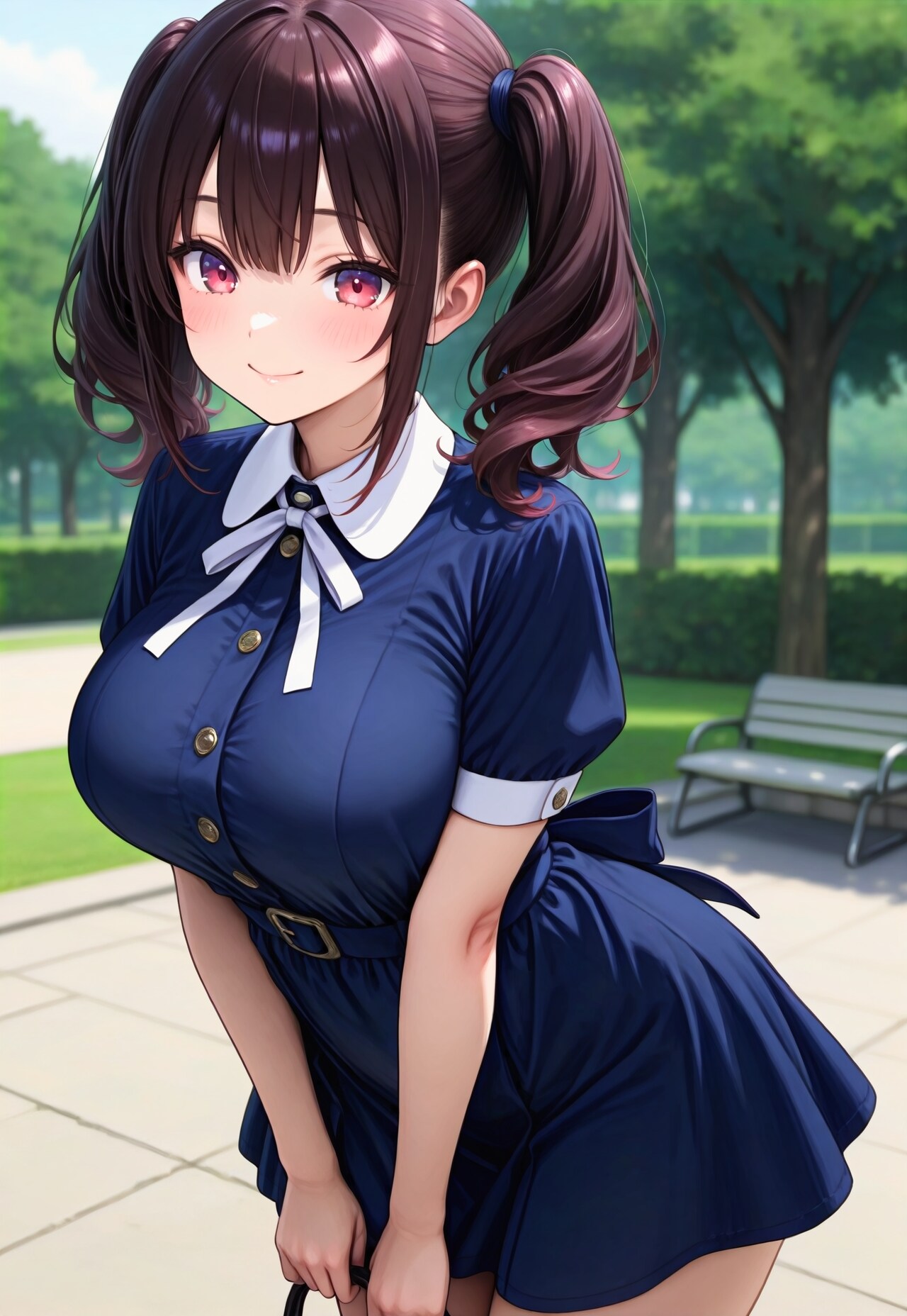 558（紺のワンピ）