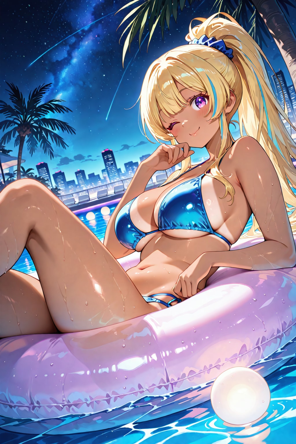 金色ナイトプール①