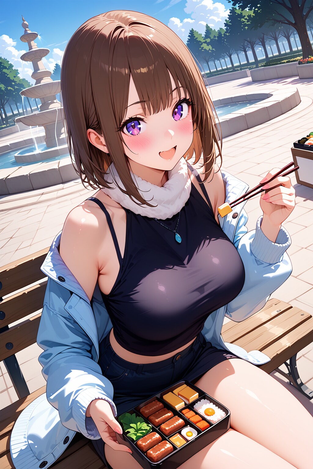 冬空のお昼デート