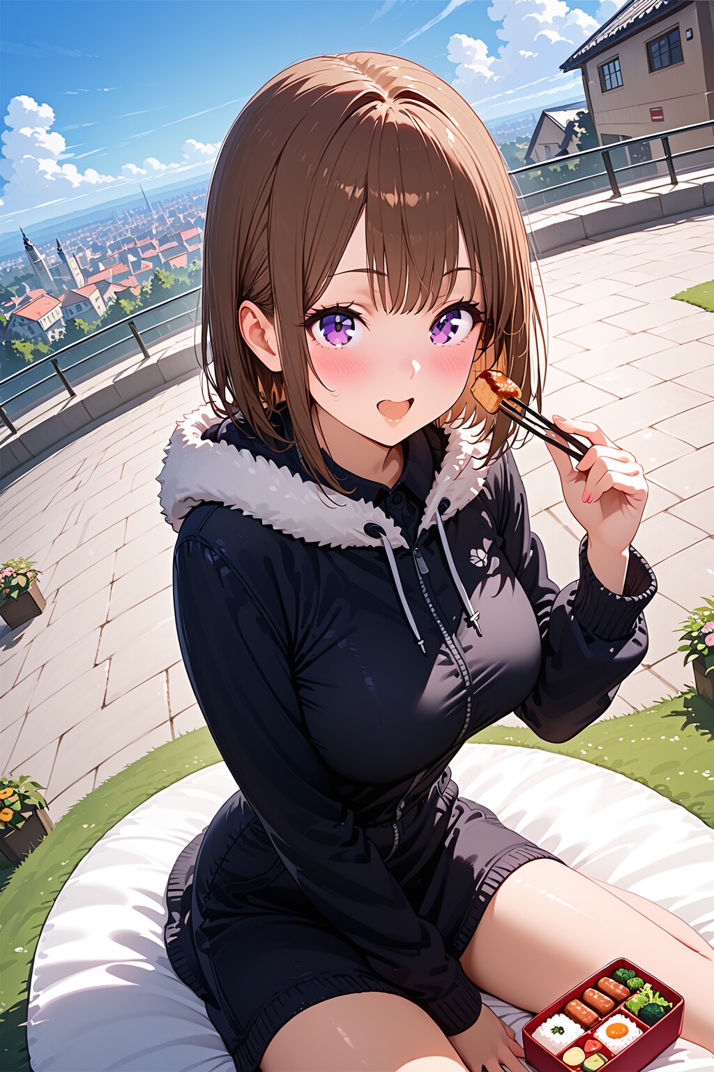 冬空のお昼デート