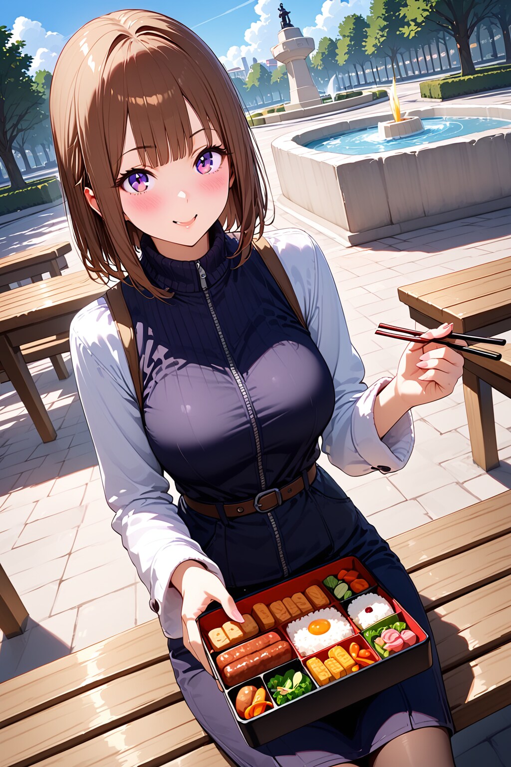 冬空のお昼デート