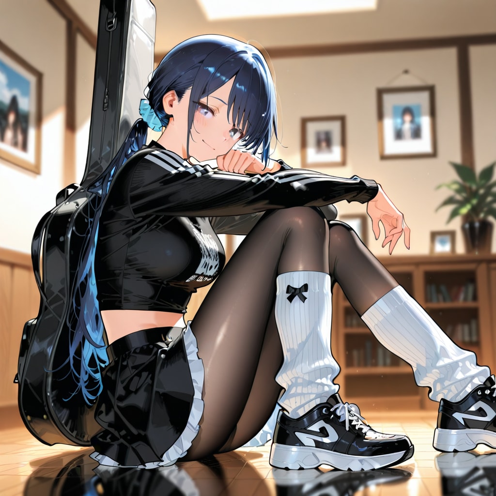 ギターを背負った七瀬　245