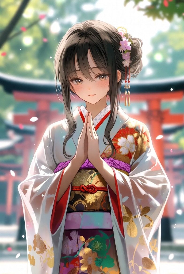 初詣 | の人気AIイラスト・グラビア