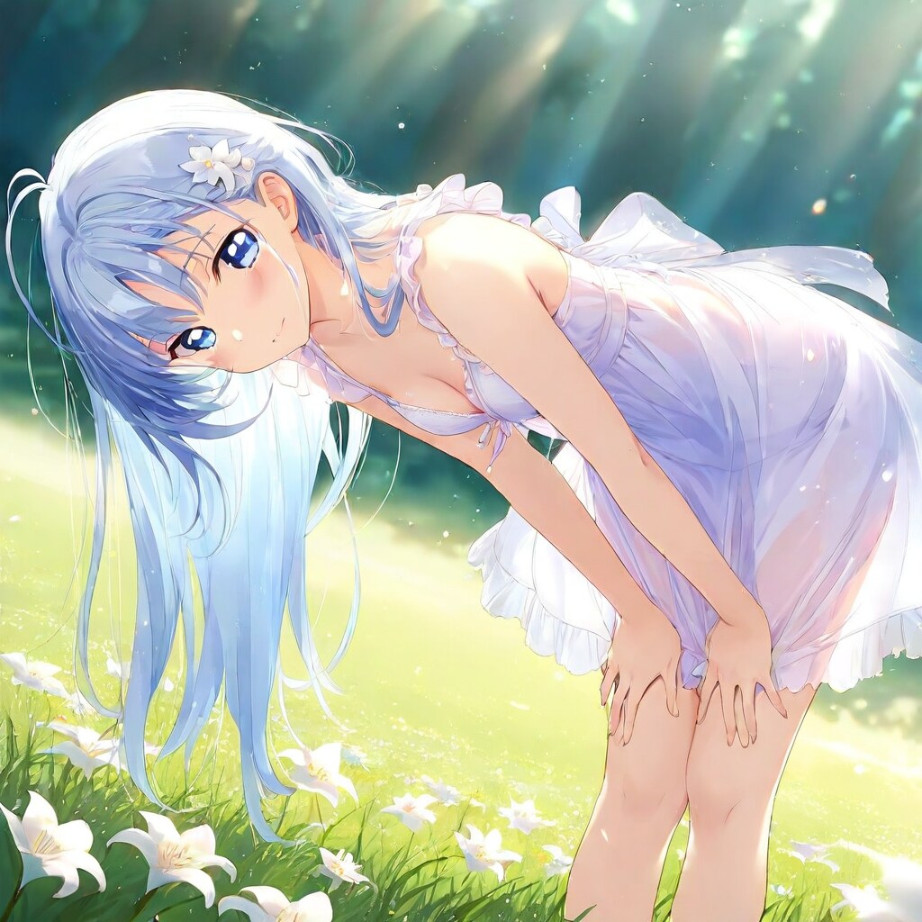 野原で一休み