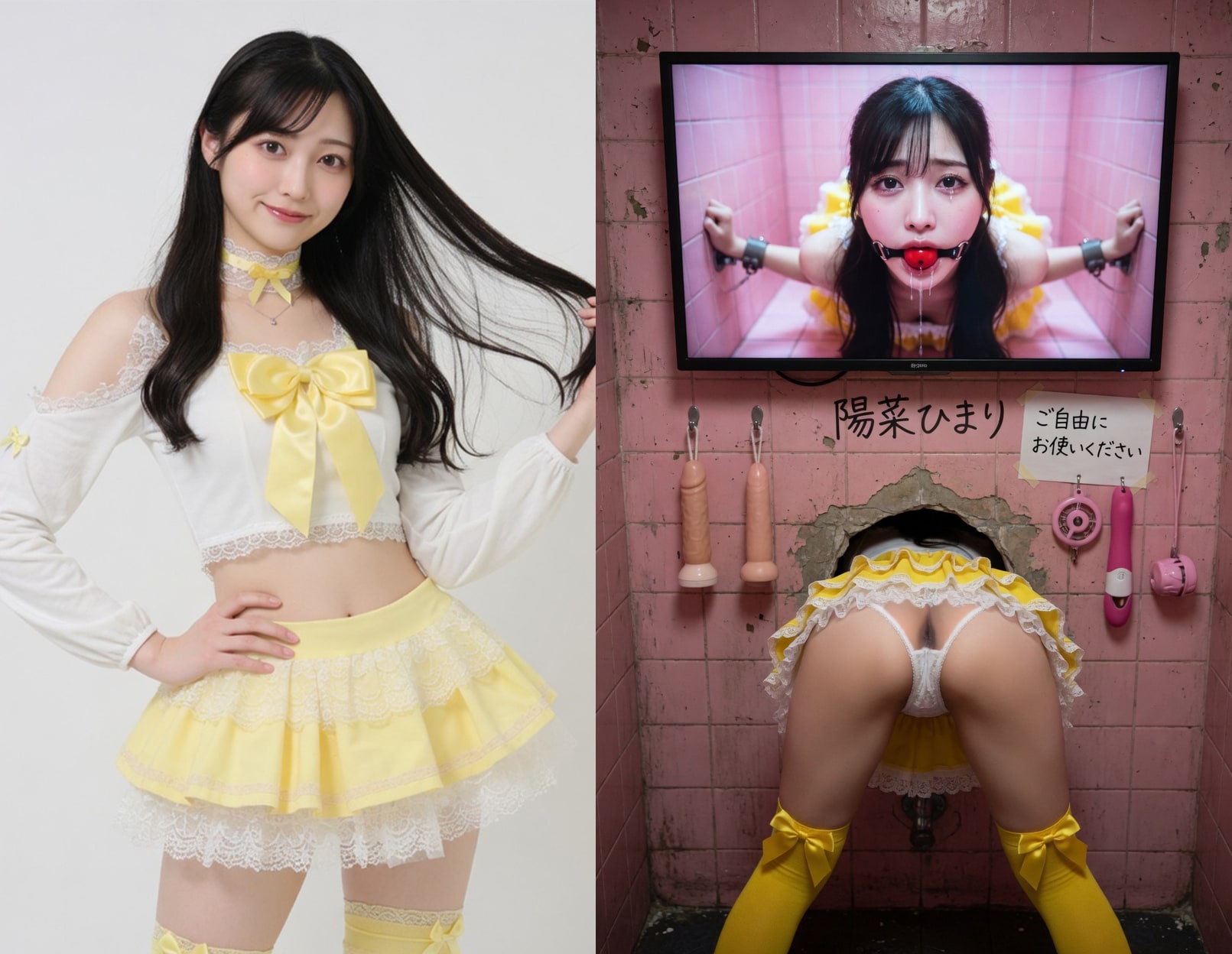 【地下アイドル】壁尻【陽菜ひまり】