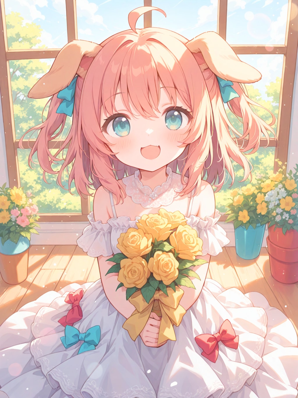 たれ耳ウェディングわんこ