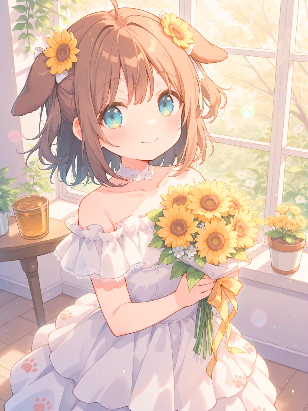 たれ耳ウェディングわんこ