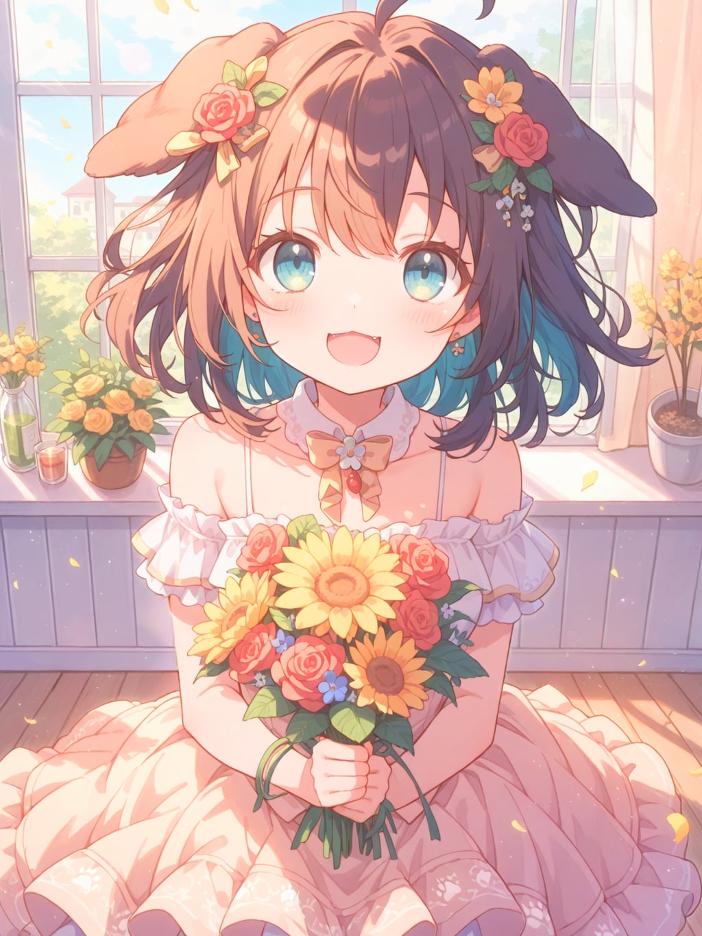 たれ耳ウェディングわんこ