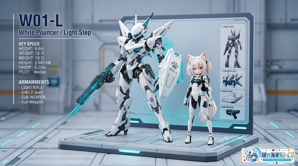 ヴァイスアイン専用ロボアセンブリバリエーション