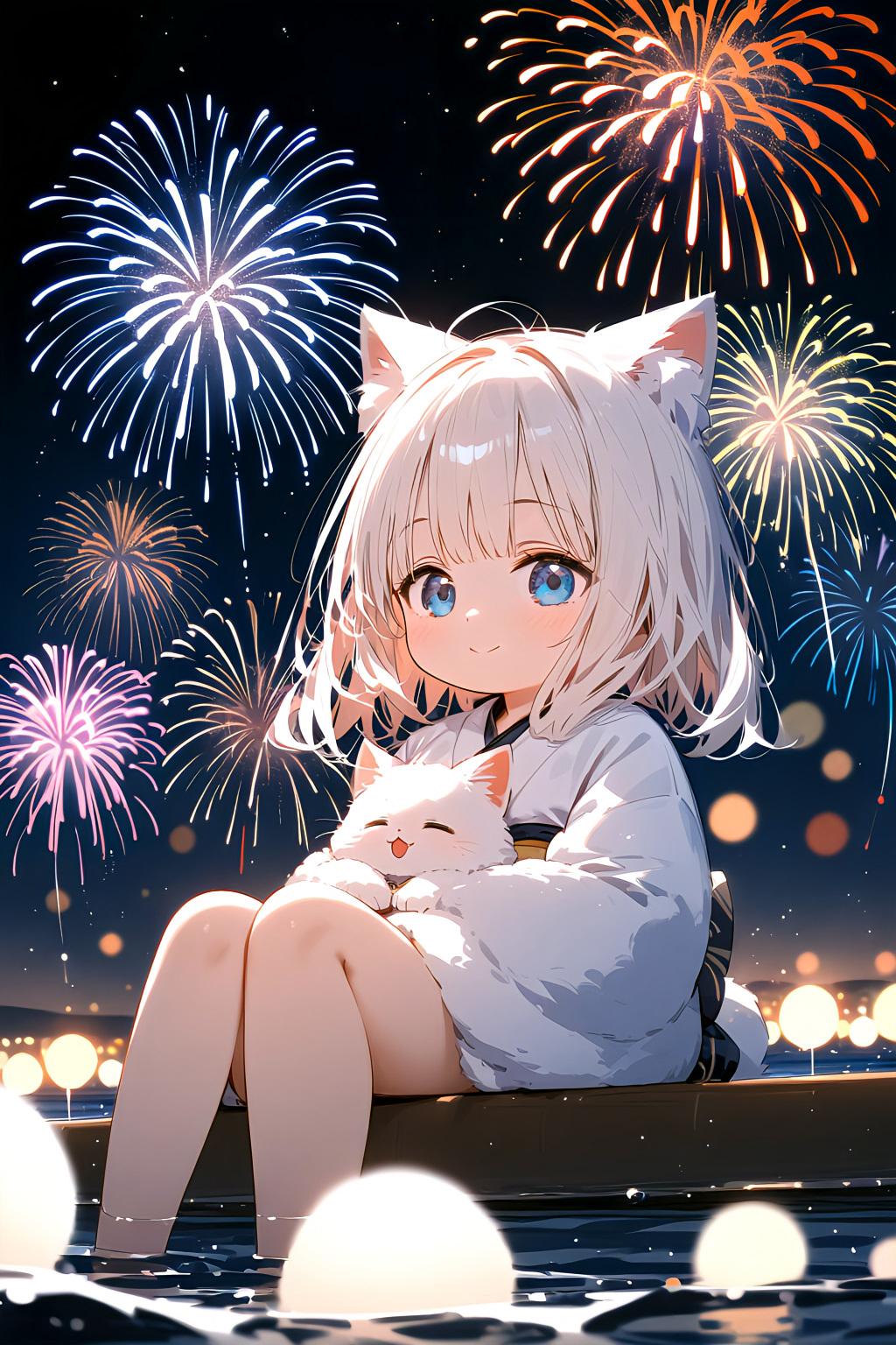 ネコ耳っ子　GARLAND | の人気AIイラスト・グラビア