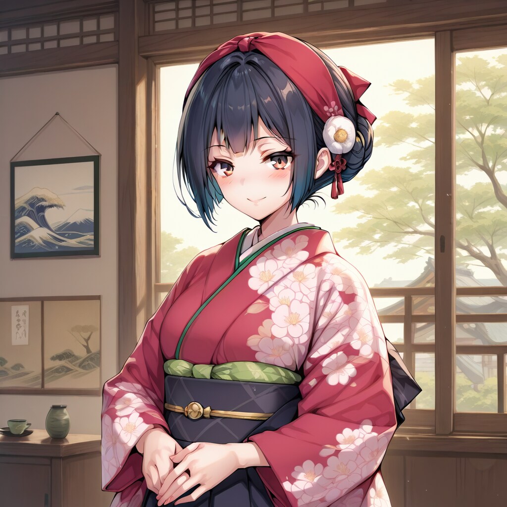 レトロ風お嬢様