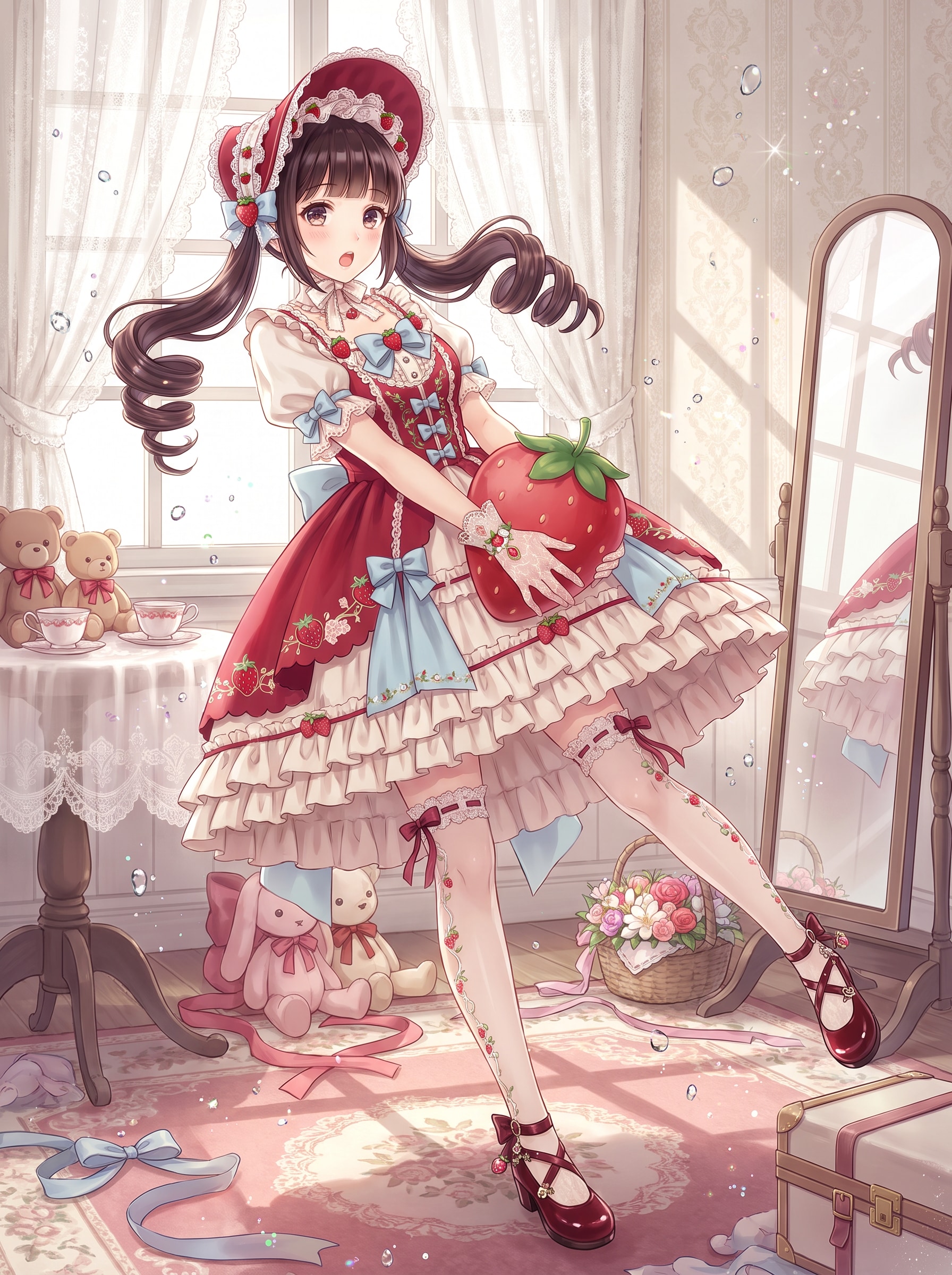 緋色苺姫 | の人気AIイラスト・グラビア