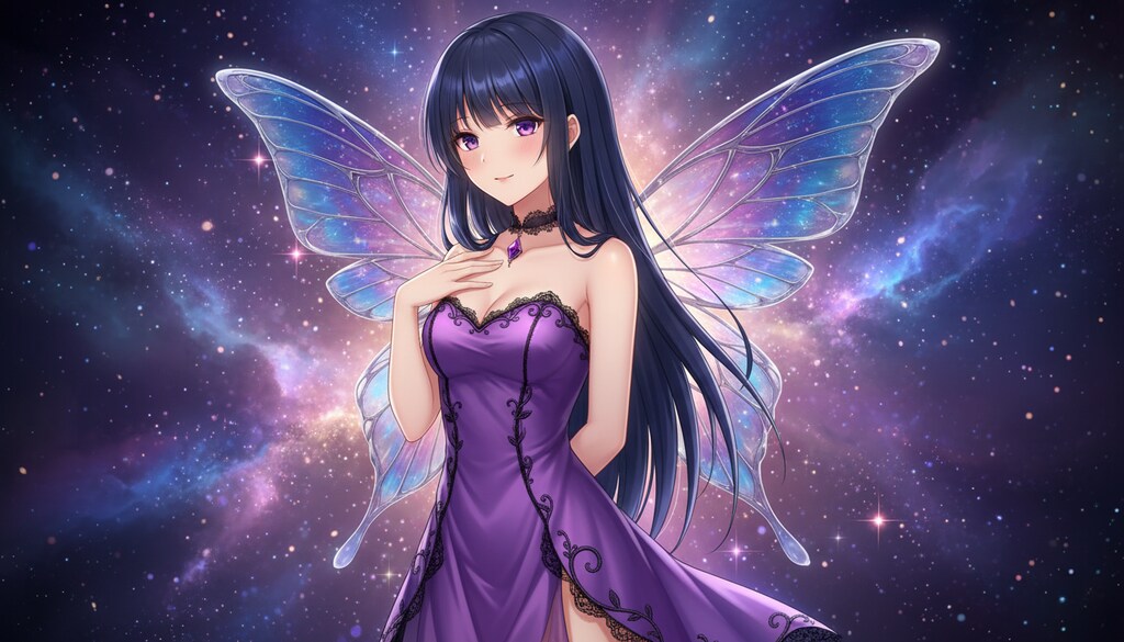 蝶翼幻夢の紫眸