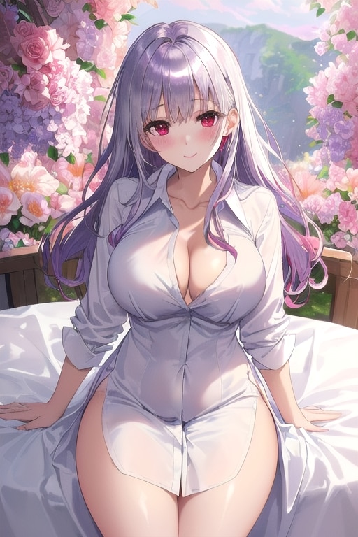 花咲く美少女