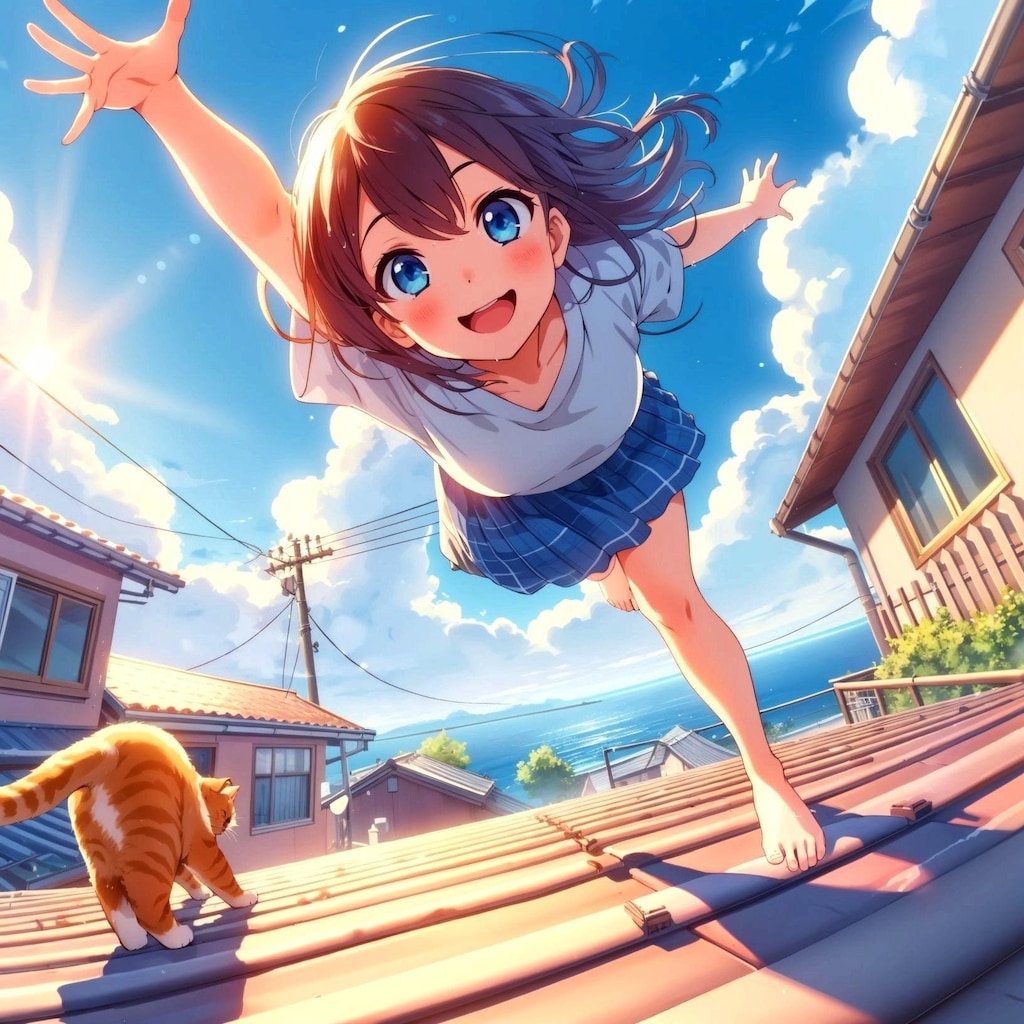 海の見える町