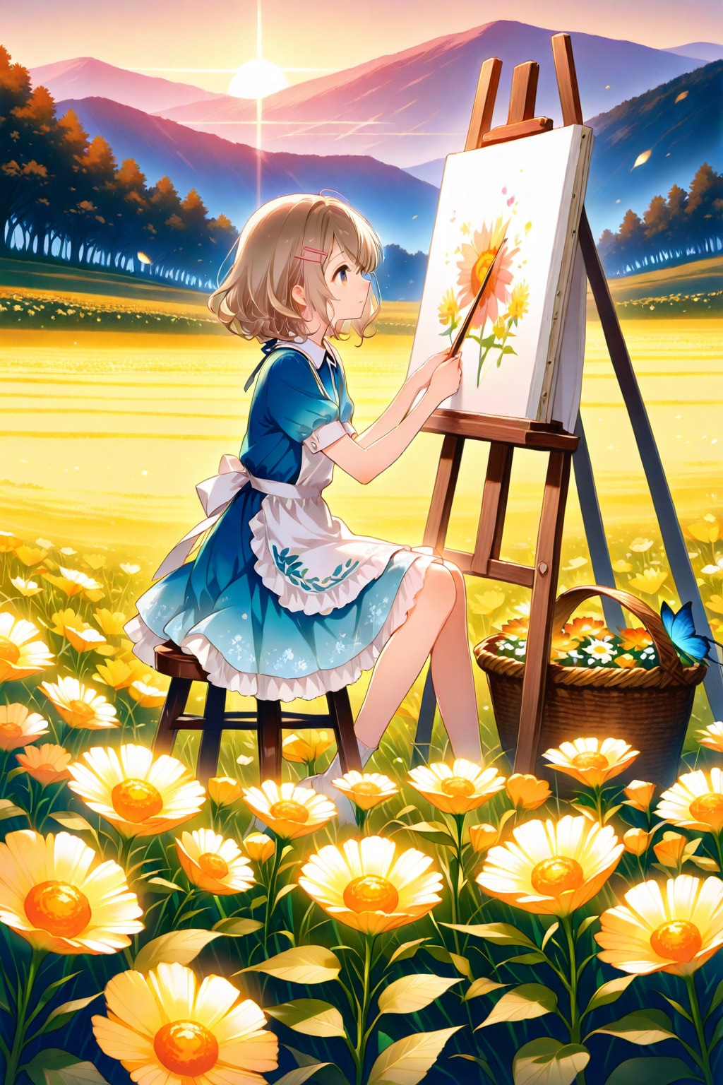 夕陽色のスケッチブック | の人気AIイラスト・グラビア