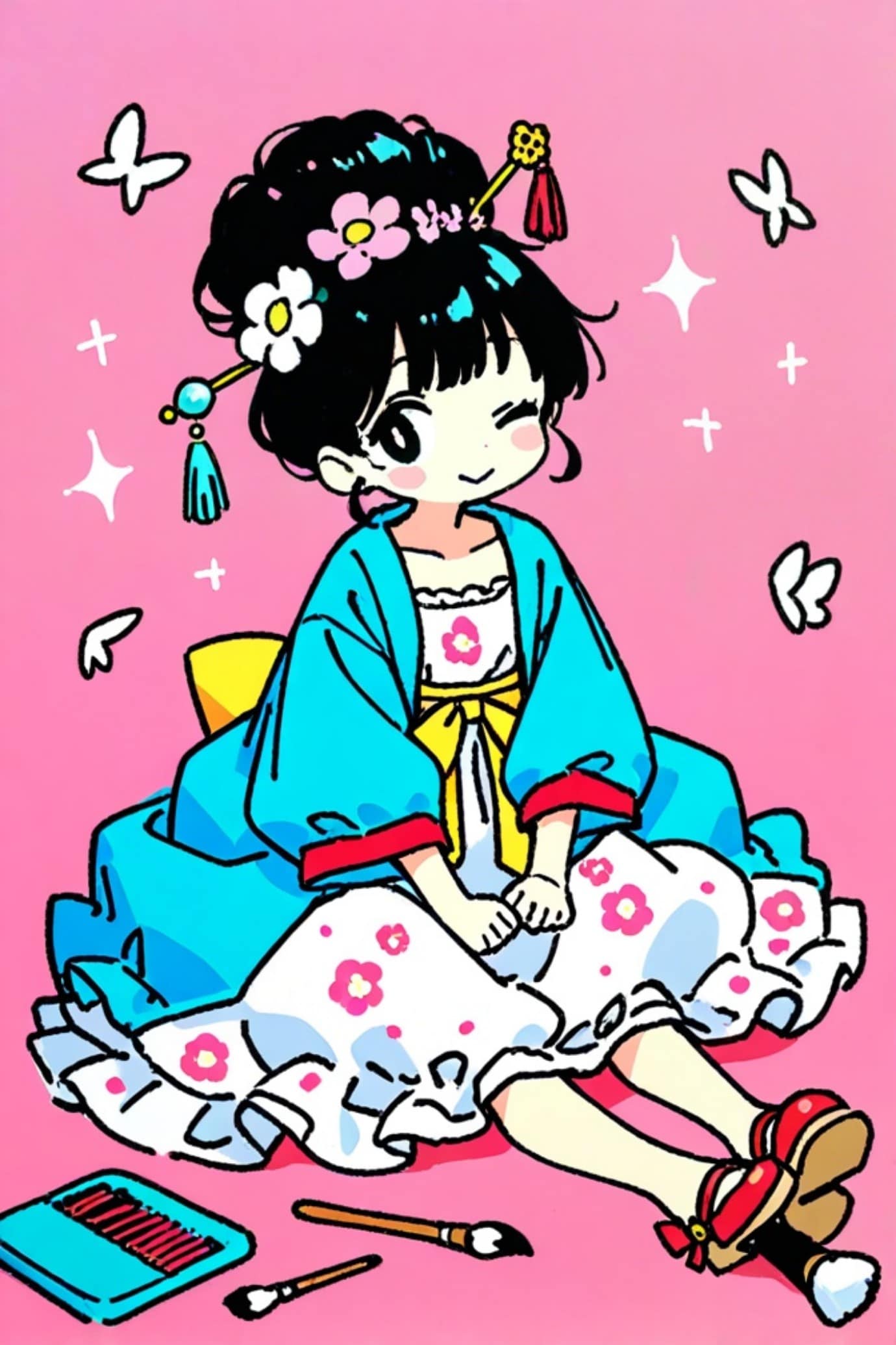 黒髪ちゃん | の人気AIイラスト・グラビア
