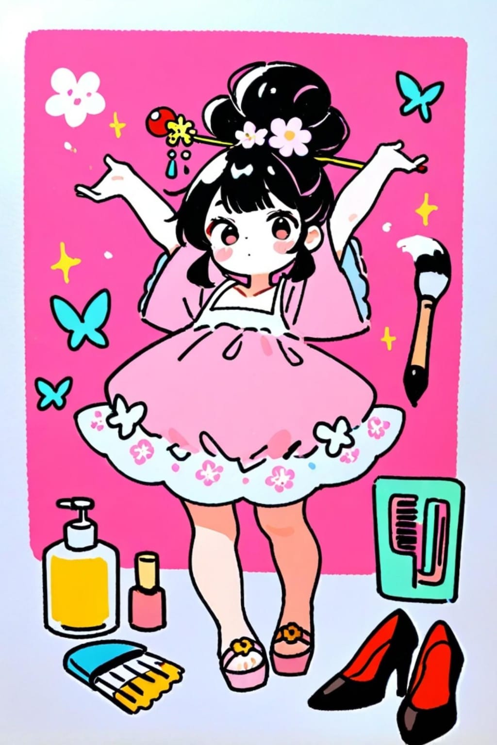 黒髪ちゃん