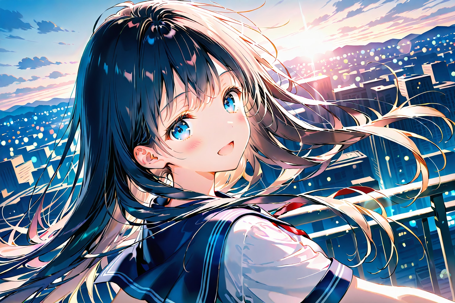 都会の喧騒(QILIN)(3) | の人気AIイラスト・グラビア