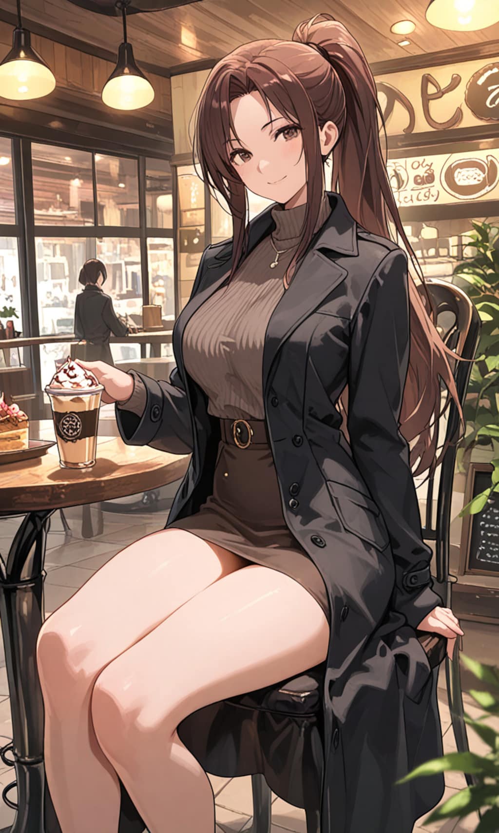 カフェとコート