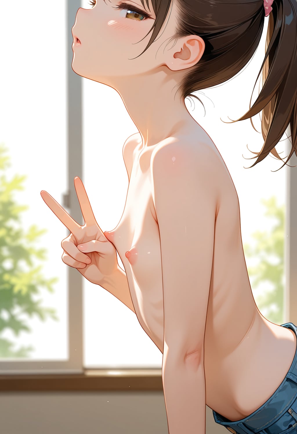 裸ジーンズ