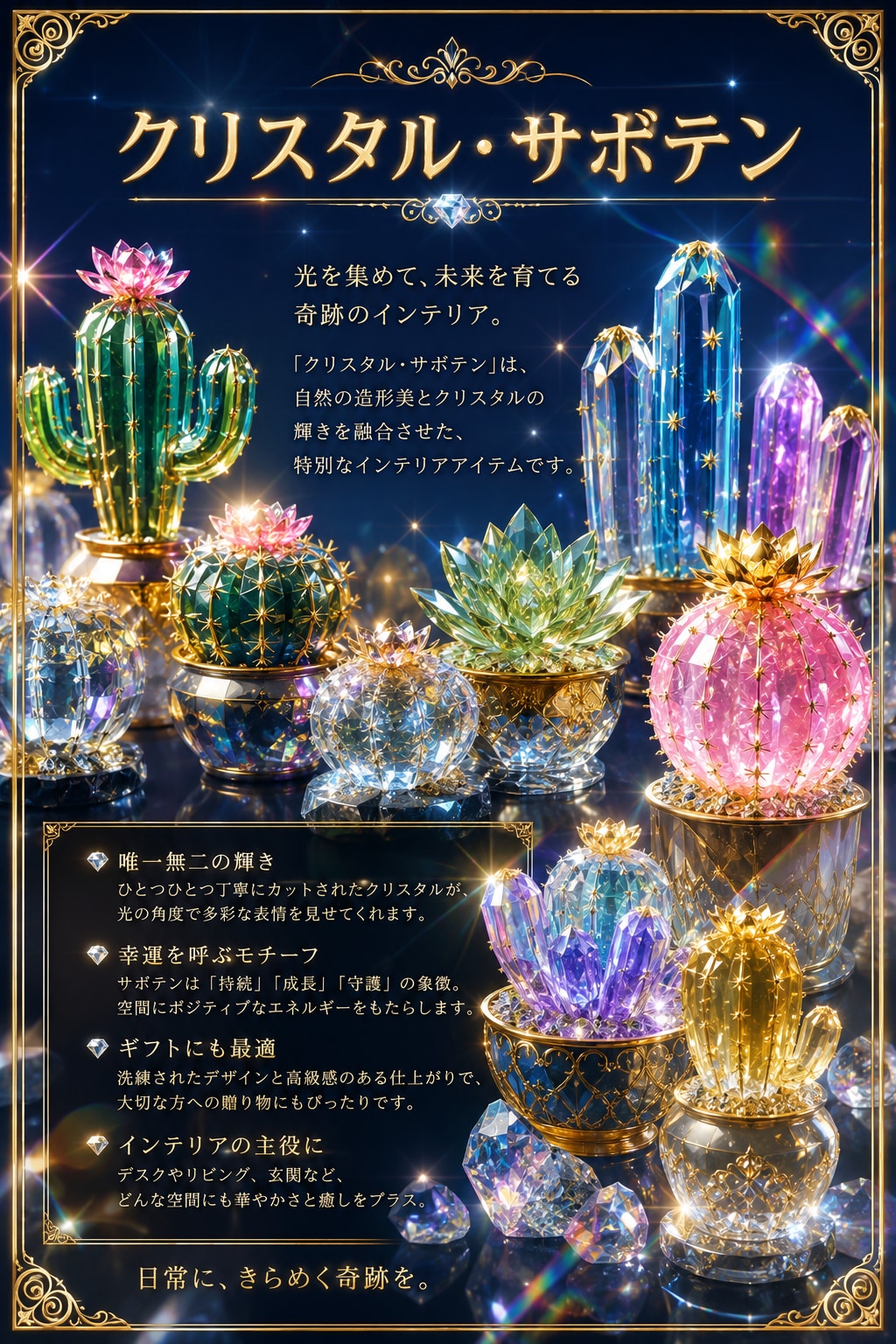 クリスタル・サボテン