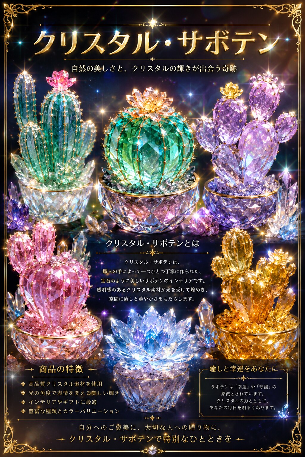 クリスタル・サボテン
