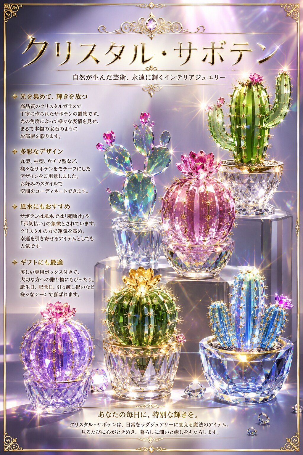クリスタル・サボテン
