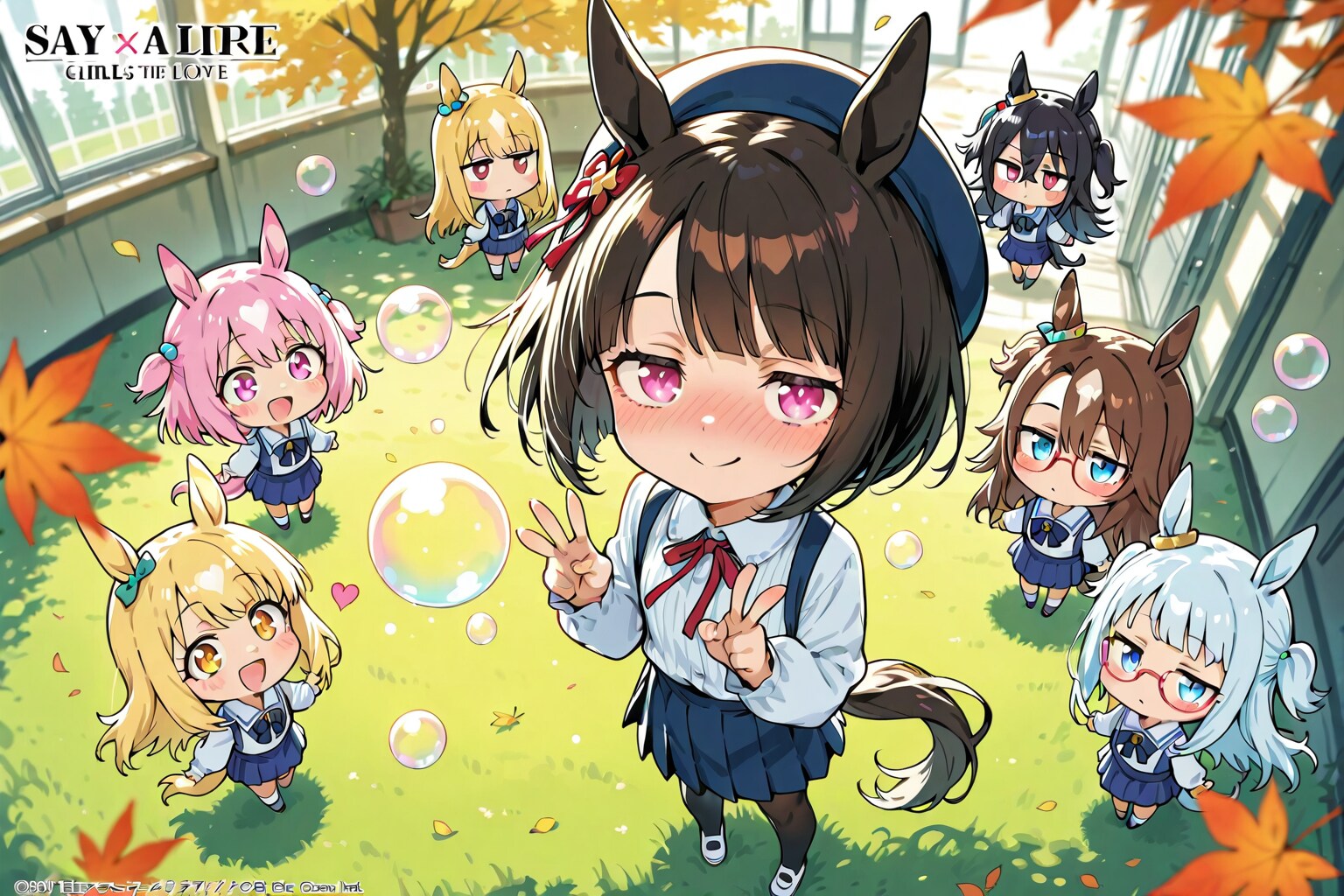 ちびちゃんとシャボン玉。 | の人気AIイラスト・グラビア