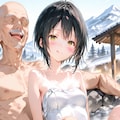 おじいちゃんと温泉 2枚目