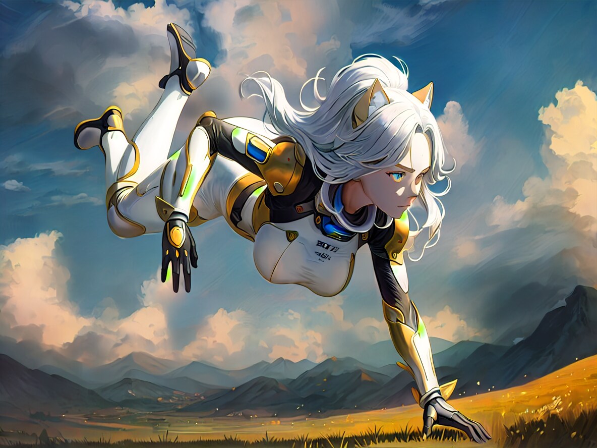 白猫、駆る | の人気AIイラスト・グラビア