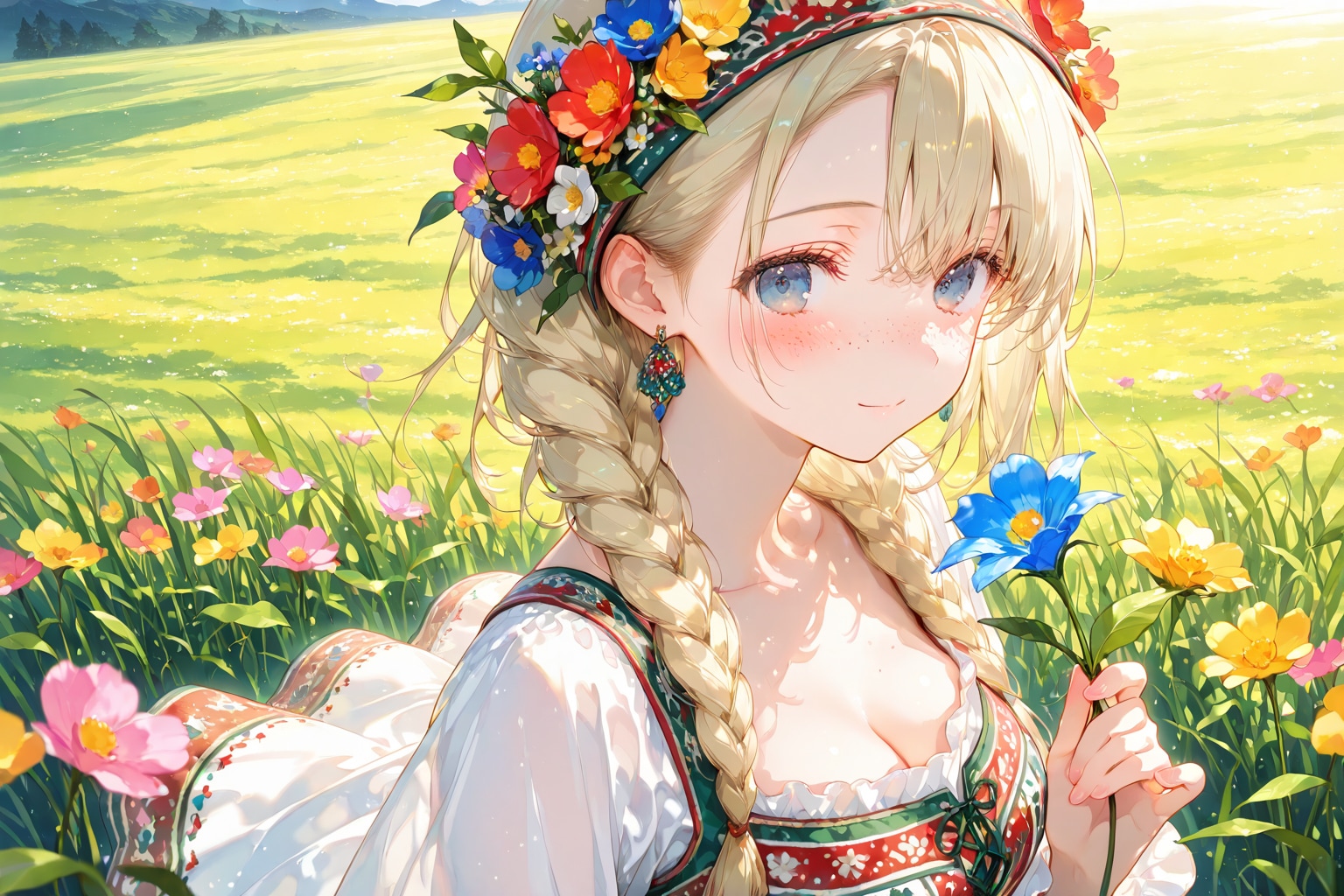 お花あげる | の人気AIイラスト・グラビア