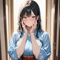 玄関でのお出迎え 3枚目