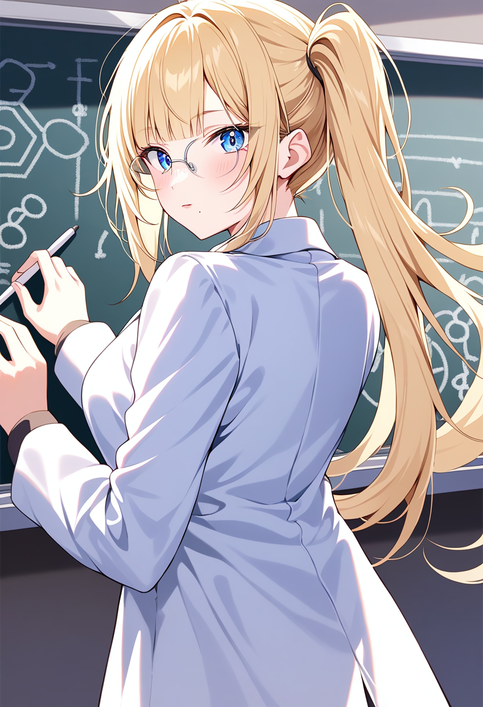 ちょっと、そこぉ　静かにしてぇ | の人気AIイラスト・グラビア