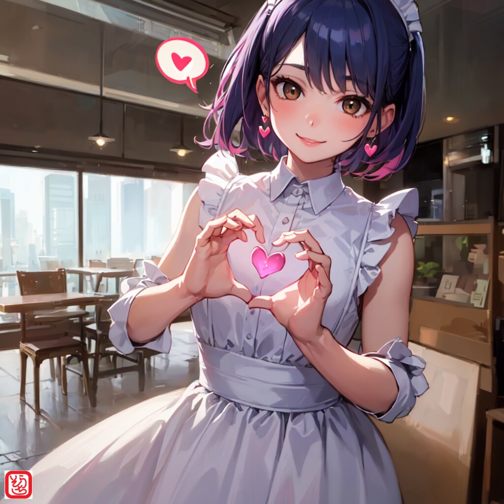 「萌え萌えキュンで美味しくな～れ❤」