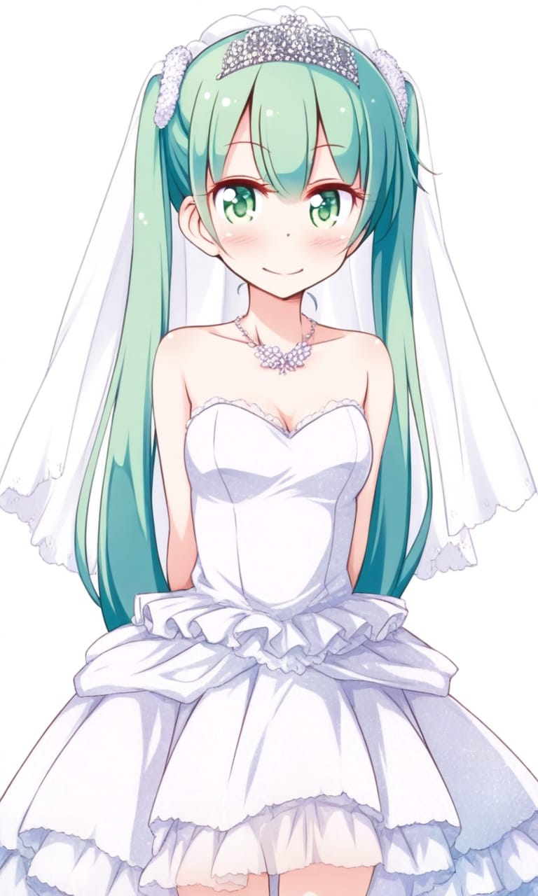 初音ミク ウエディングドレス | の人気AIイラスト・グラビア