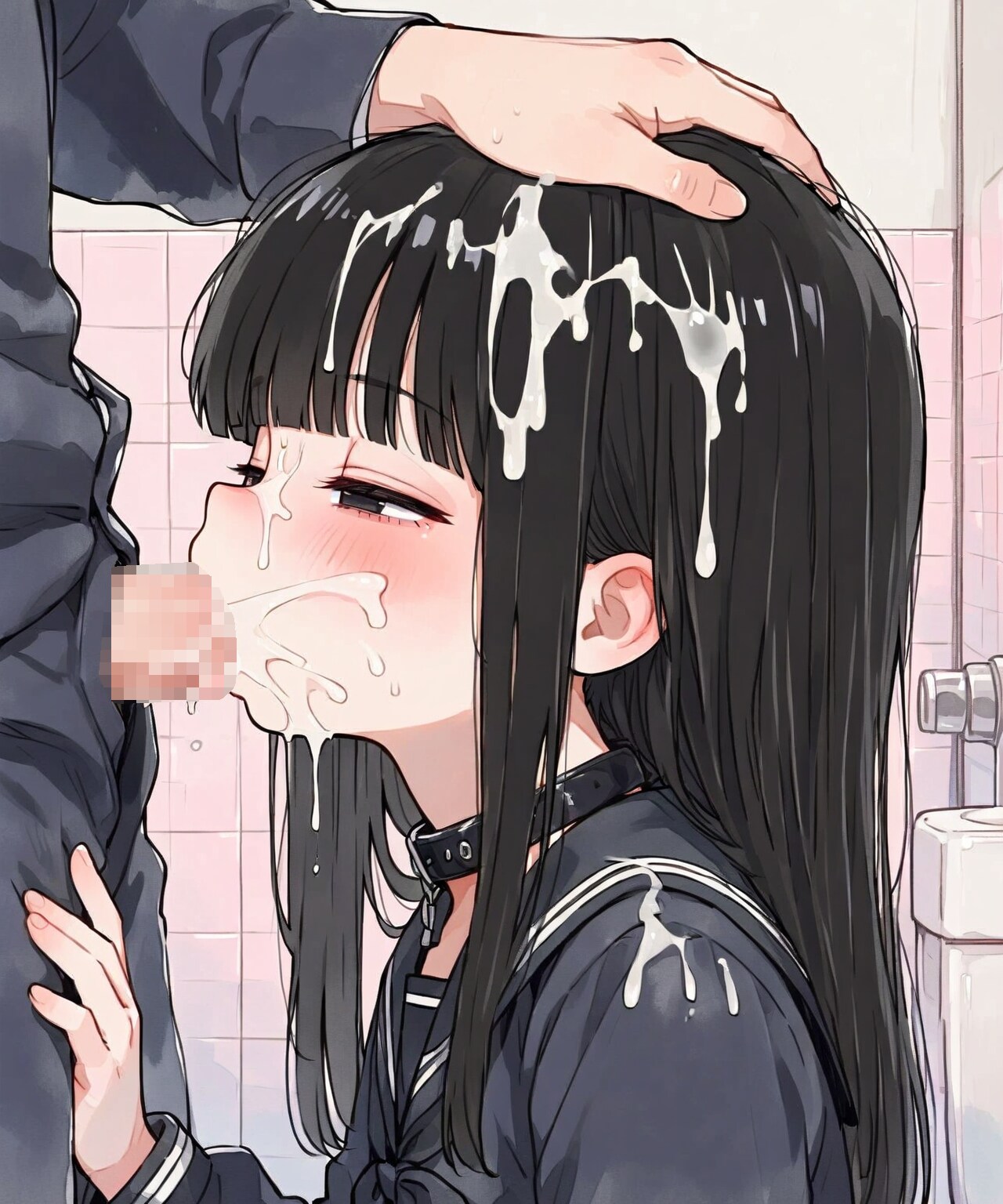 トイレで働く肉便器さん