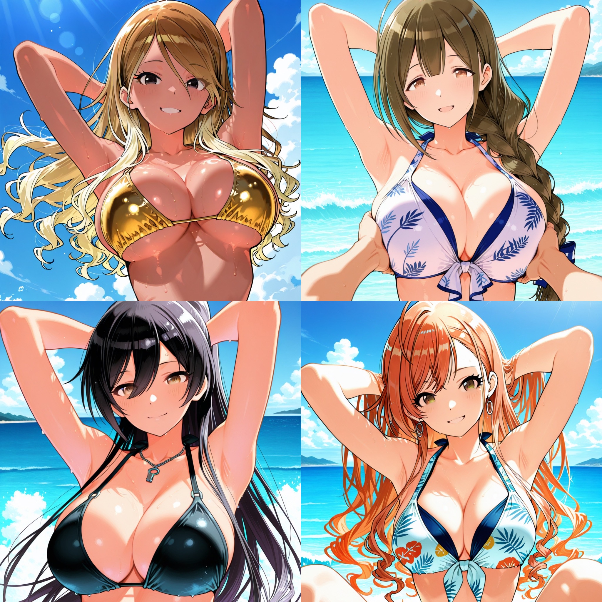 シャニマスお姉さん系四天王のビキニグラビア👙❤️